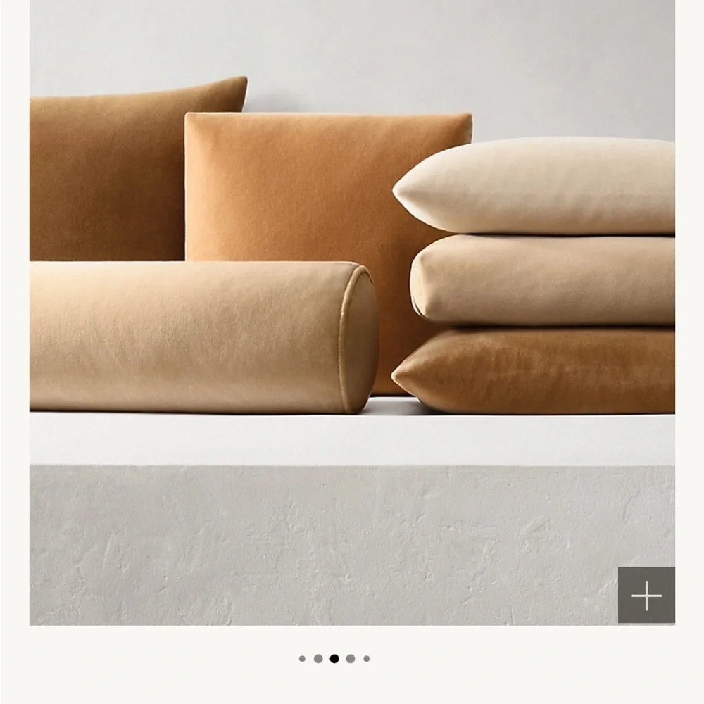 Restoration Hardware lumbar pillow (merino wool)